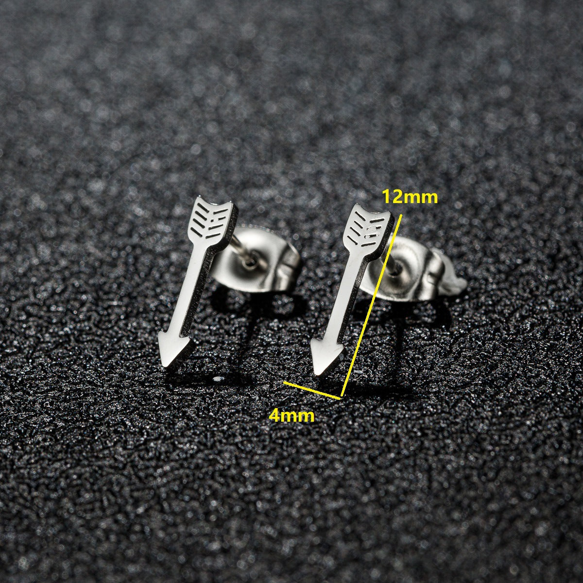 Stainless Steel Football Baseball Rugby Fashion Earrings
