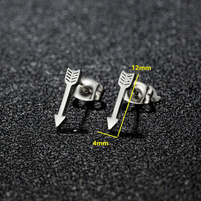 Stainless Steel Football Baseball Rugby Fashion Earrings