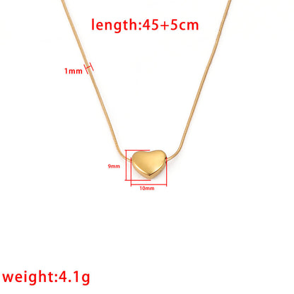 Women's Titanium Steel Niche Design Ornament Advanced Clavicle Chain Korean Necklaces