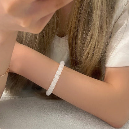 Twin Pearl Light Luxury Minority Exquisite Elastic Bracelets