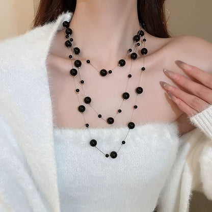 Slouchy Graceful Ball Plunger Series Set Necklaces