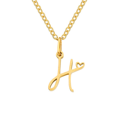 Letter Female Personalized Minority Clavicle Chain Necklaces