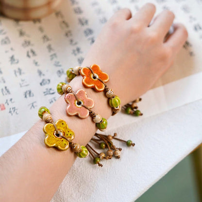 Women's Ceramic Gifts Hand-woven Chinese Style High-grade Bracelets