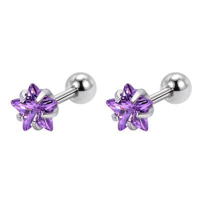 Stainless Steel Screw Female Sleeping No Need To Take Earrings