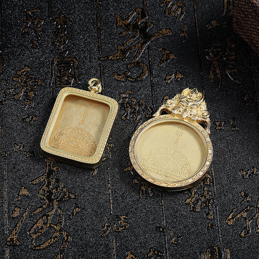 Box Zinc Alloy Ten Freedom Frame Niche For Pendants
