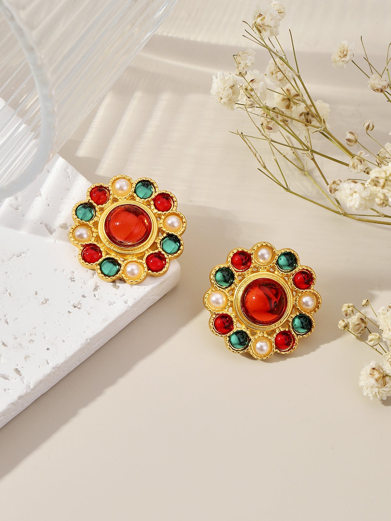 Women's Palace Style Niche High-grade Vintage Ornament Earrings