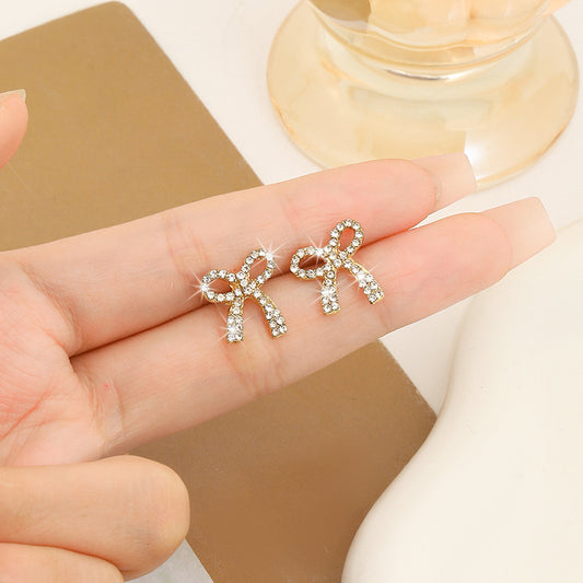 Women's Full Diamond Cross Light Luxury Sier Rings