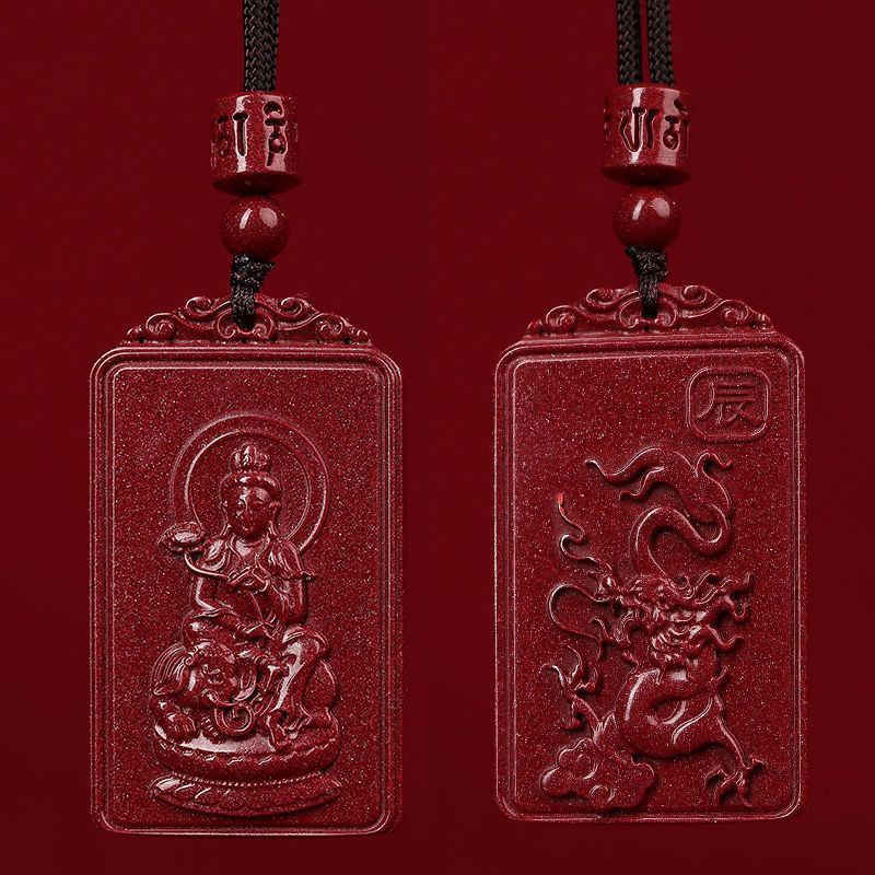 Women's & Men's Zodiac Dragon Patron Year Of Birth Buddha Life Necklaces