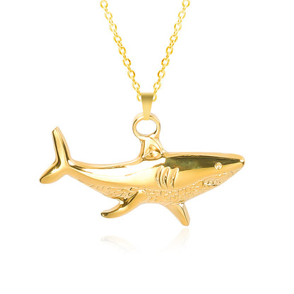 Steel Colorful Shark Ornament Stainless Accessories Pendants