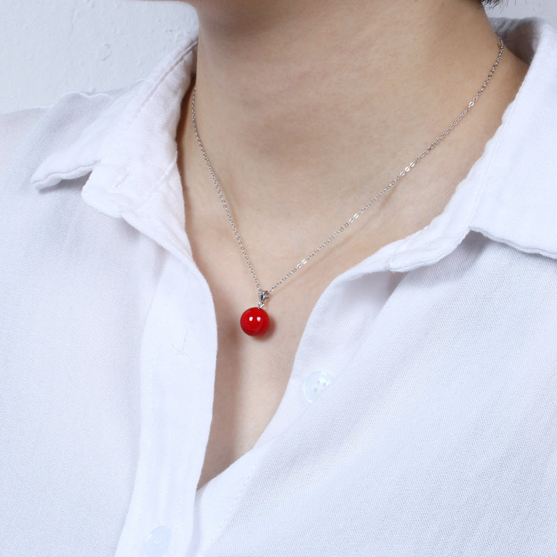 Fashion Shell Pearls Set Temperament Clavicle Chain Live Pendants