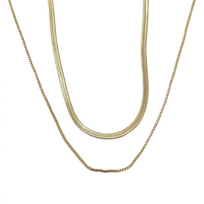 Women's Gold Design High-grade Snake Bones Chain Necklaces