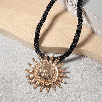 Simple Sunflower Alloy Beach Vacation Style Pendants