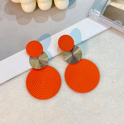 Women's Mosquito Coil For Metallic Niche Design Earrings