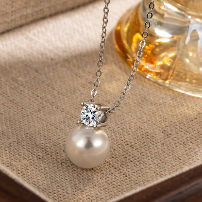 Women's Pearl Gray Summer Versatile Fashion High Sense Necklaces