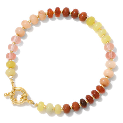 Stone Beads Female Classic Style Preppy Color Bead Bracelets