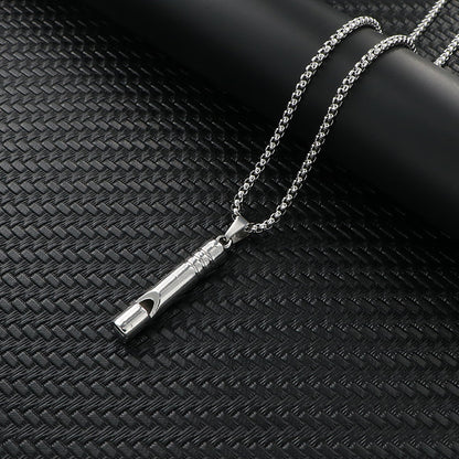 Women's & Men's Whistle Fashion Simple Cold Style Long Necklaces