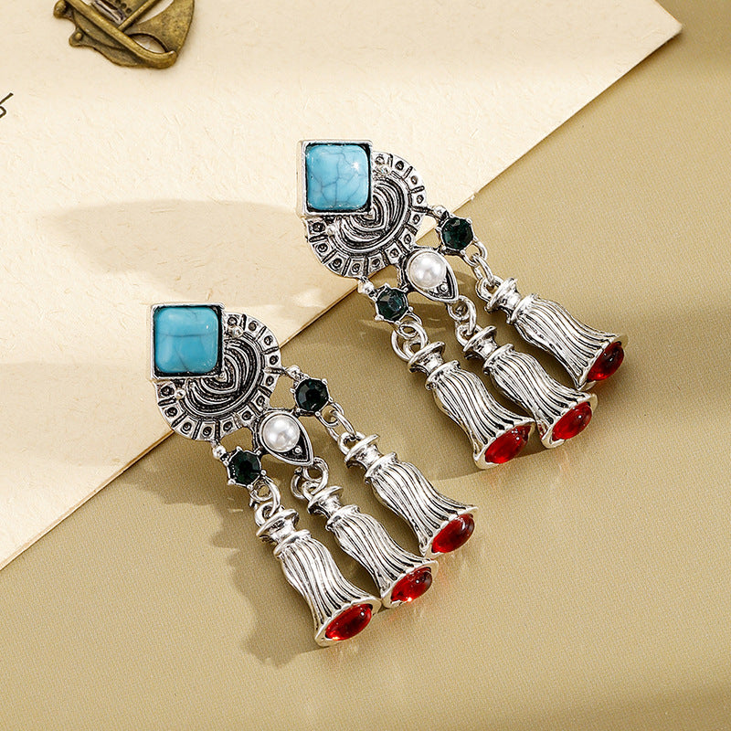 Women's Palace Style Niche High-grade Vintage Ornament Earrings