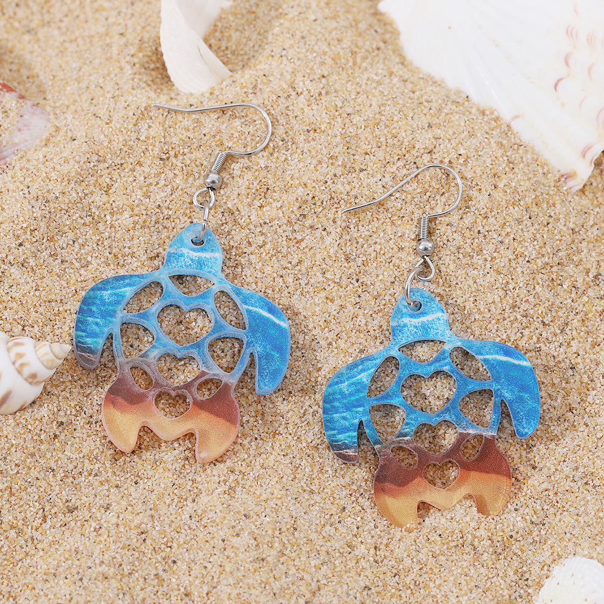 Style Summer Seaside Beach Starfish Turtle Pendants