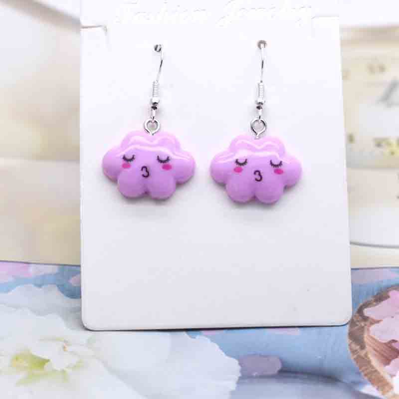 Ice Cream Candy Drink Resin Homemade Earrings