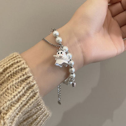 White Ghost Cheap Female Accessories Cold Niche High-grade Bracelets