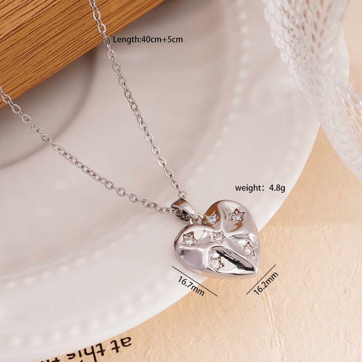 Women's Simple Graceful Titanium Steel Clavicle Chain Necklaces