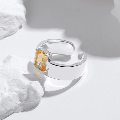 Sterling Sier Natural Citrine Does Not Fade Niche No Rings