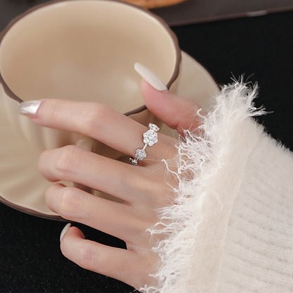 Light Luxury Minority Design Simple Temperament Rings