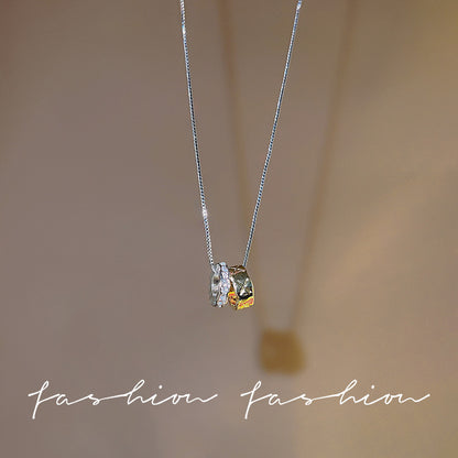 Titanium Steel Female Style Advanced Design Sense Necklaces