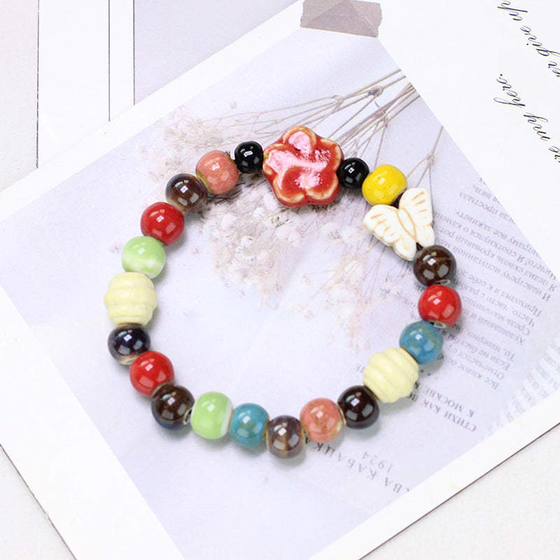 Ornament Ceramic Chinese Beaded Female Niche Bracelets