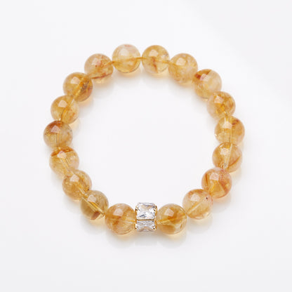 Citrine Yellow Asse Energy Crystal Good Bracelets