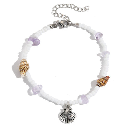 Bohemian Starfish Woven Summer Beach Shell Bracelets