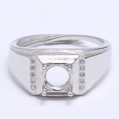 Frame Open Mouth Autumn Copper Alloy Electroplating Sier Rings