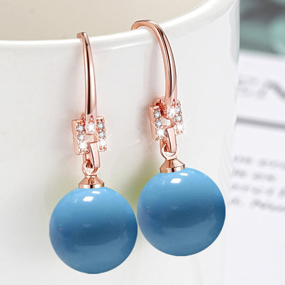 Women's Demon Purple Pink Yellow Black Shell Pearl Imitation White Rings