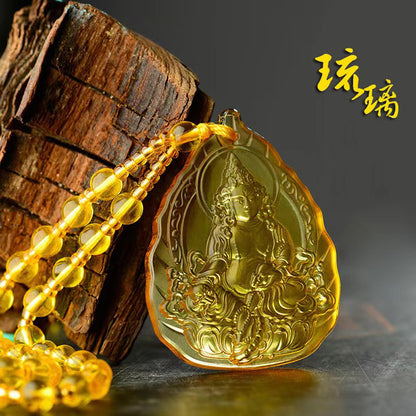 God Of Wealth Binding Avalokitesvara Buddha Pendants