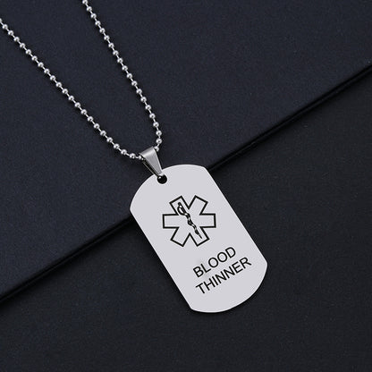 Steel Medical Logo Hot Stainless Star Necklaces