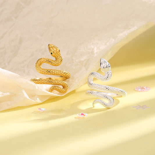 Eyes Snake Dark Cold Wind Fashion Unique Texture Rings