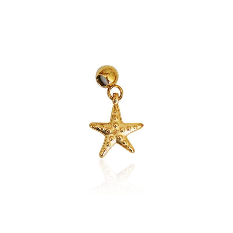 Mini Flowers Butterfly Five-pointed Star Love Pendants