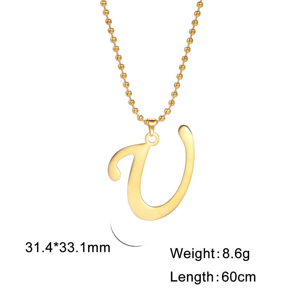 Steel Real Gold Plated Cutting Color Necklaces