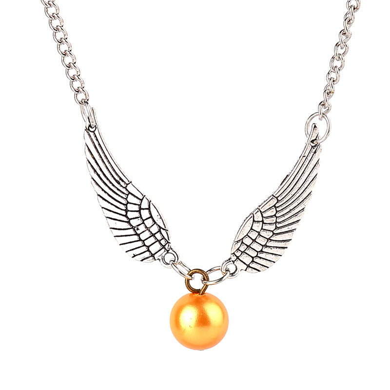 Peripheral Ornament Wings Accessories Zinc Alloy Necklaces