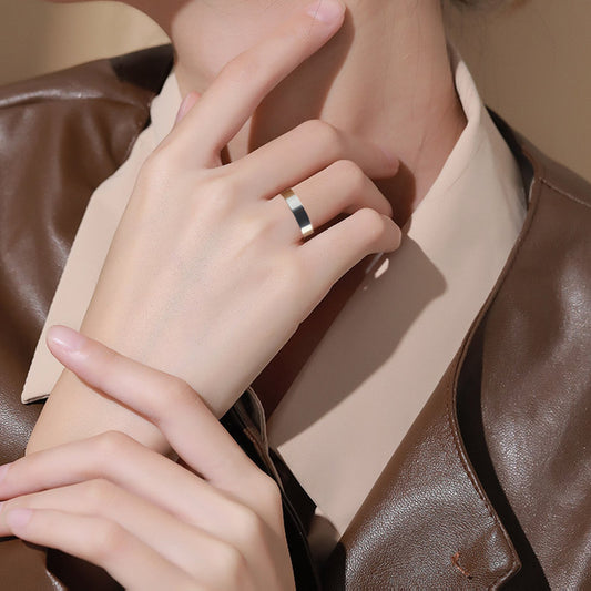 Fashion Design Sense Simple Advanced Stainless Rings