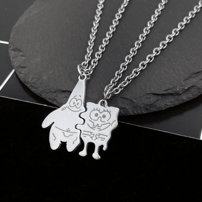 Women's & Men's Chain Hip Hop Niche Creative Poker Titanium Steel Pendants