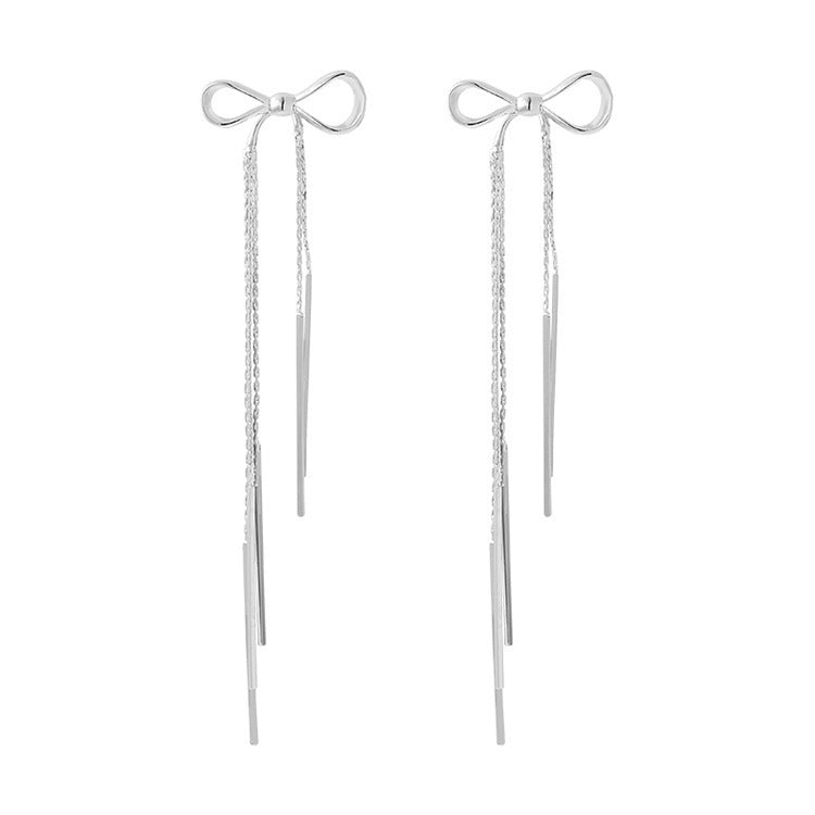 Women's Fairy Long Ear Line Tassel Minimalism Earrings