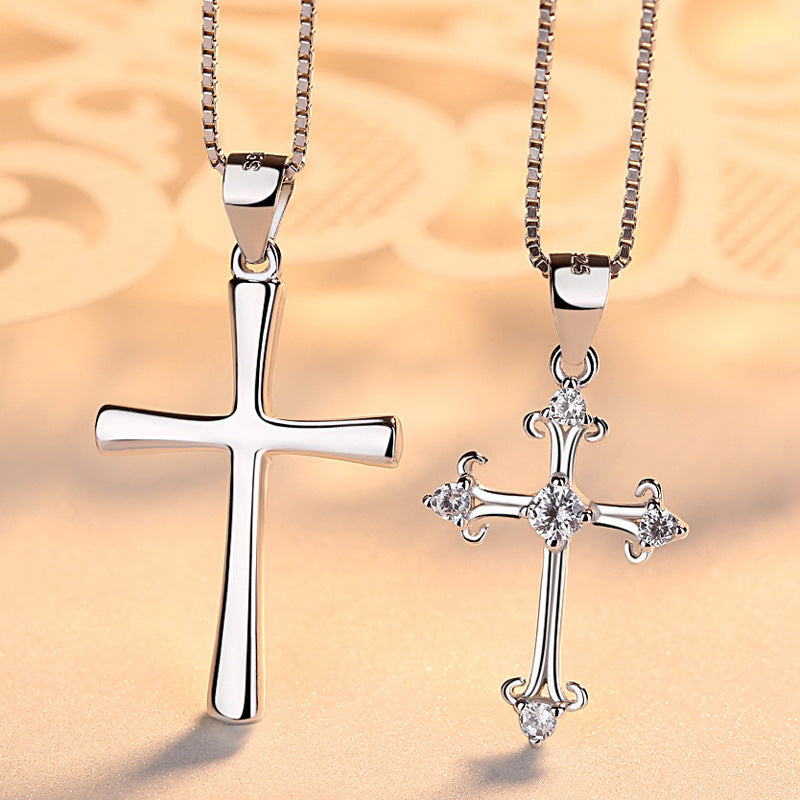 Cross Minority Fashion Trendy Design Sense Valentine's Necklaces