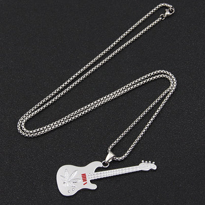 Men's Chain Hip Hop Style Titanium Steel Couple Necklaces