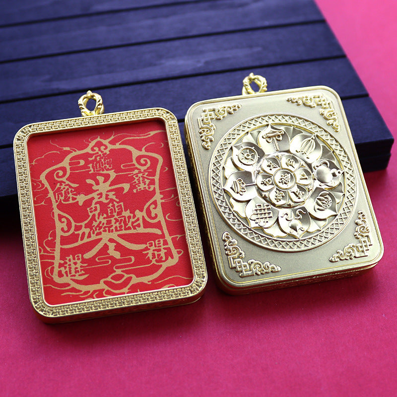 Fifth Master Small Yellow God Wealth Pendants