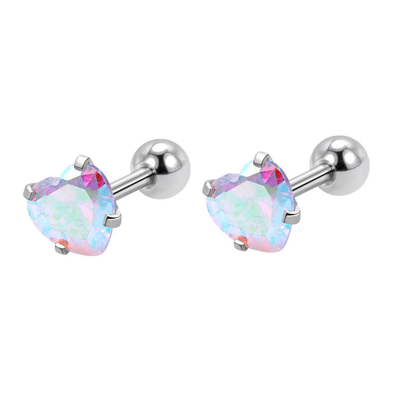 Stainless Steel Screw Female Sleeping No Need To Take Earrings