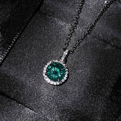 Live Streaming Maldives Blue Green Diamond Deer Pendants