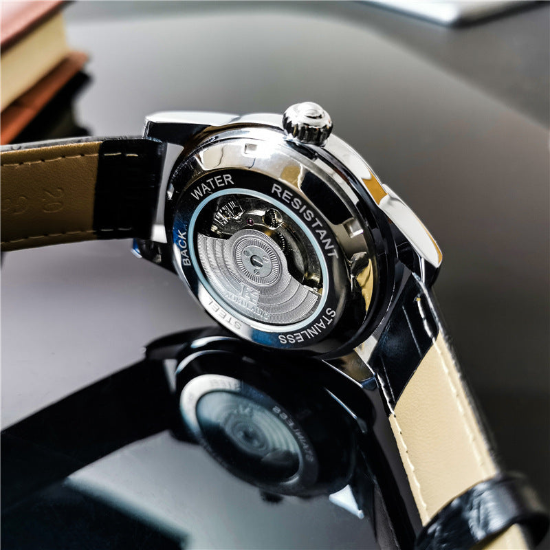 Men's Watch Automatic Waterproof Tourbillon Hollowed Fashion Mechanical Watches