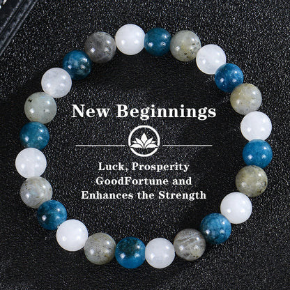 Bohemian Colorful Stone Tigereye Crystal String Beads Bracelets