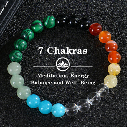Bohemian Colorful Stone Tigereye Crystal String Beads Bracelets